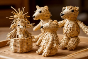 Игрушки из соломы